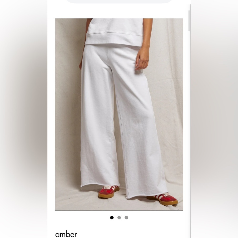 perfectwhitetee Amber White Wide-Leg Pants Sold Out!!!!!!